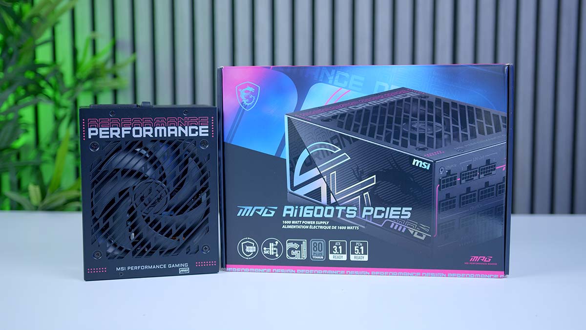 MSI MPG Ai1600TS PCIE5 — 1600W Titanium With a Built-In Kill Switch for Your GPU